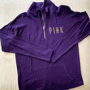Victoria Secret Pink Half Zip Pullover Baltimore Ravens
